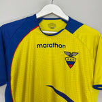Shop 2006/07 ECUADOR HOME SHIRT (S) MARATHON, classic football shirts, vintage football shirts & retro soccer jerseys at Cult Kits