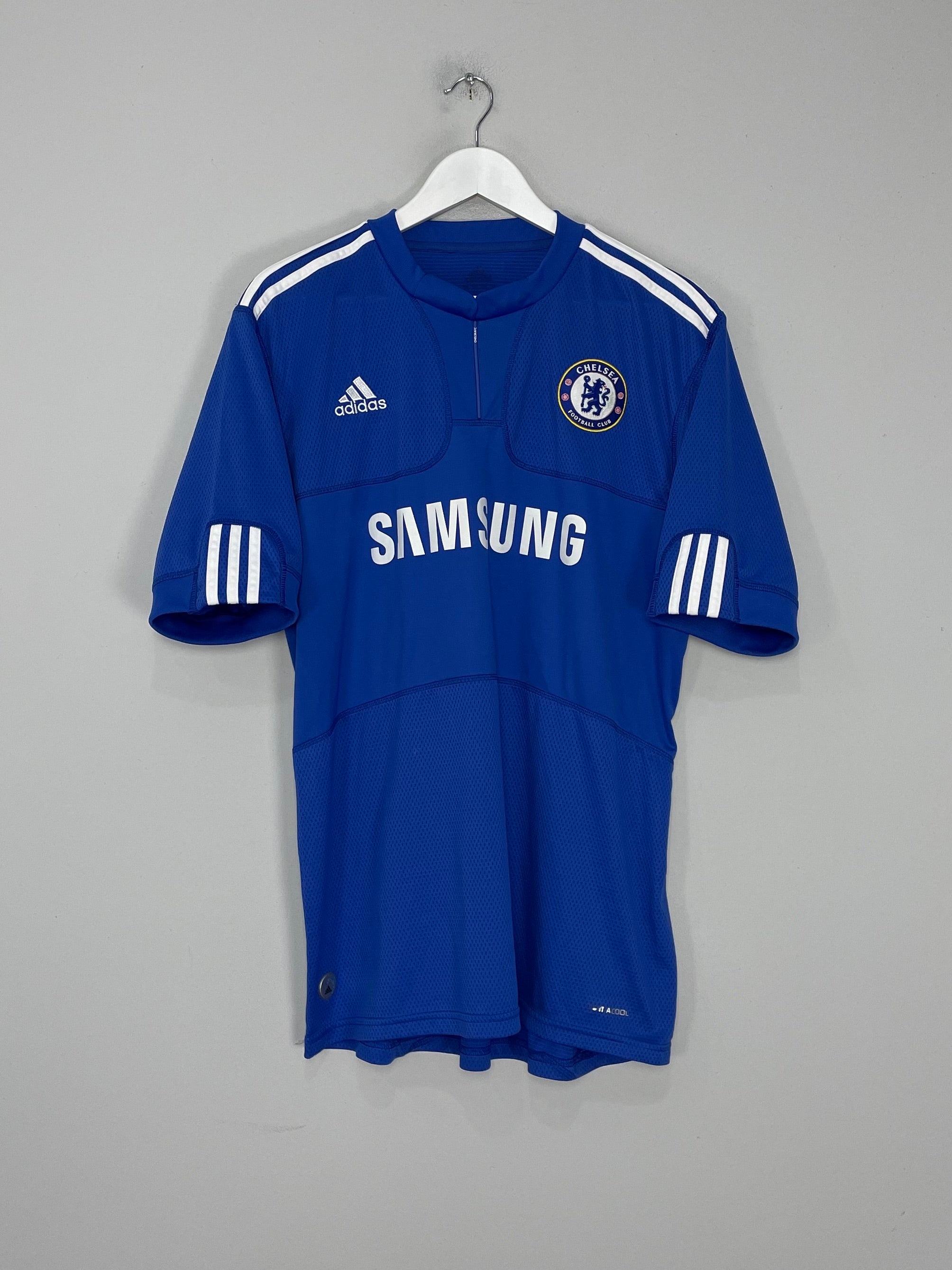 Shop 2009/10 CHELSEA DROGBA #11 HOME SHIRT (L) ADIDAS, classic football shirts, vintage football shirts & retro soccer jerseys at Cult Kits