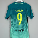2016/17 BARCELONA SUAREZ #9 *AUTHENTIC* THIRD SHIRT (M) NIKE