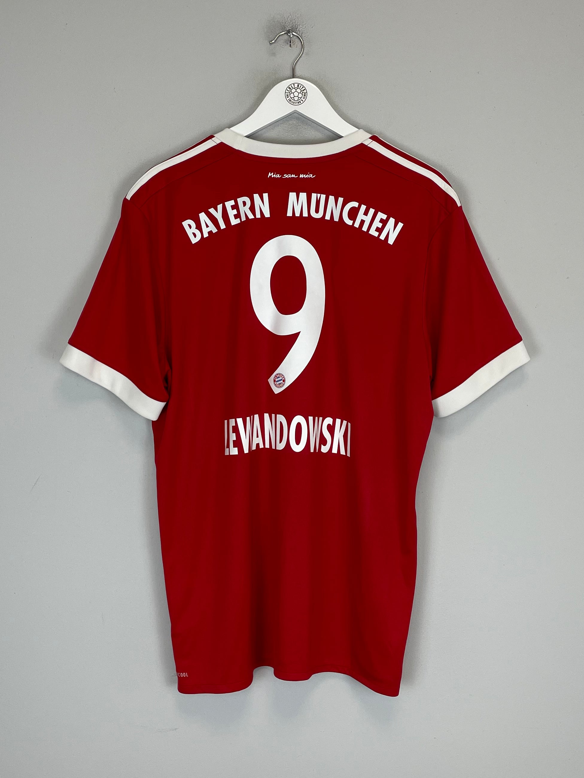 Shop 2017/18 BAYERN MUNICH LEWANDOWSKI #9 HOME SHIRT (XL) ADIDAS, classic football shirts, vintage football shirts & retro soccer jerseys at Cult Kits