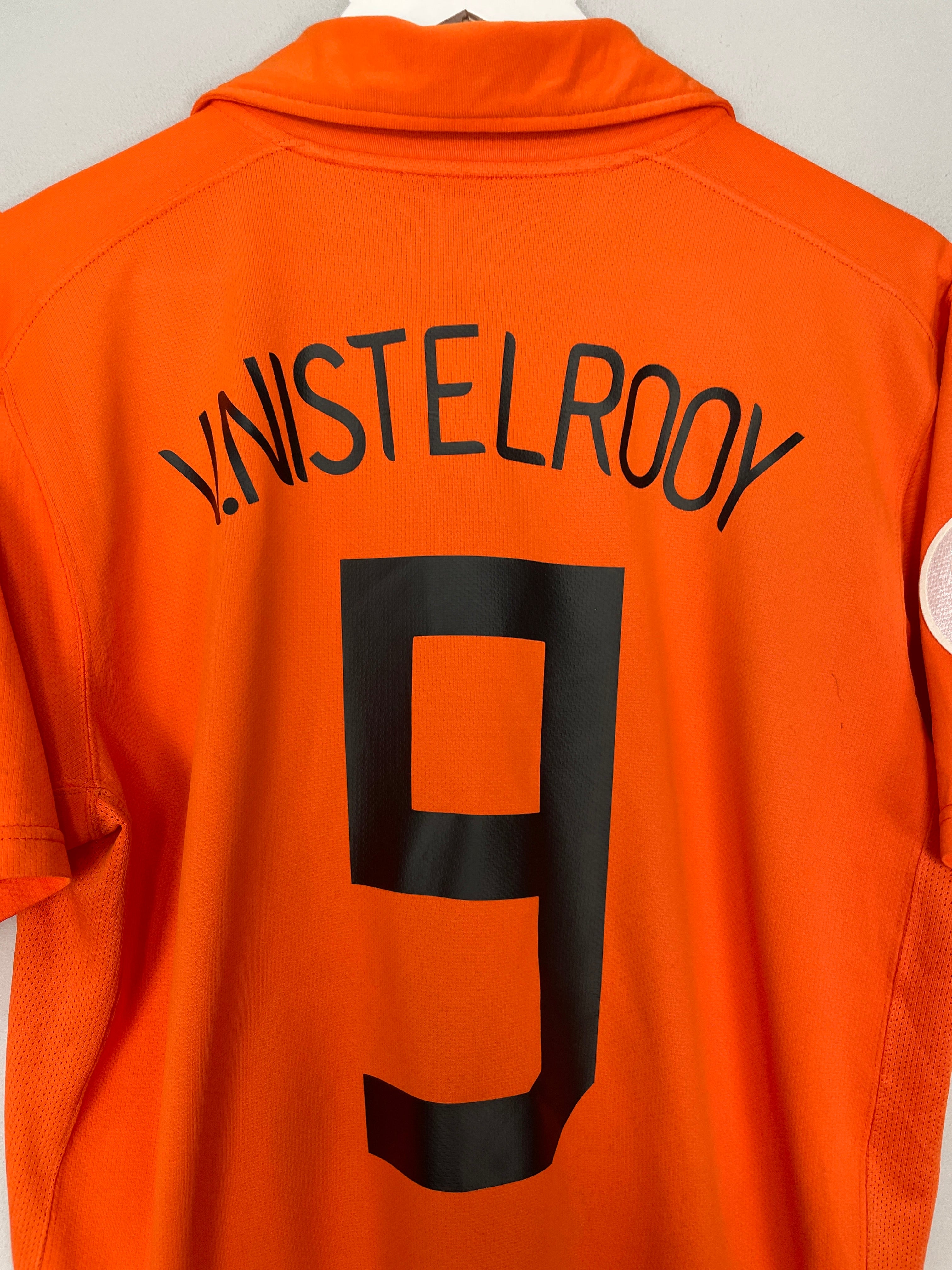 Shop 2006/08 NETHERLANDS V.NISTELROOY #9 HOME SHIRT (S) NIKE, classic football shirts, vintage football shirts & retro soccer jerseys at Cult Kits