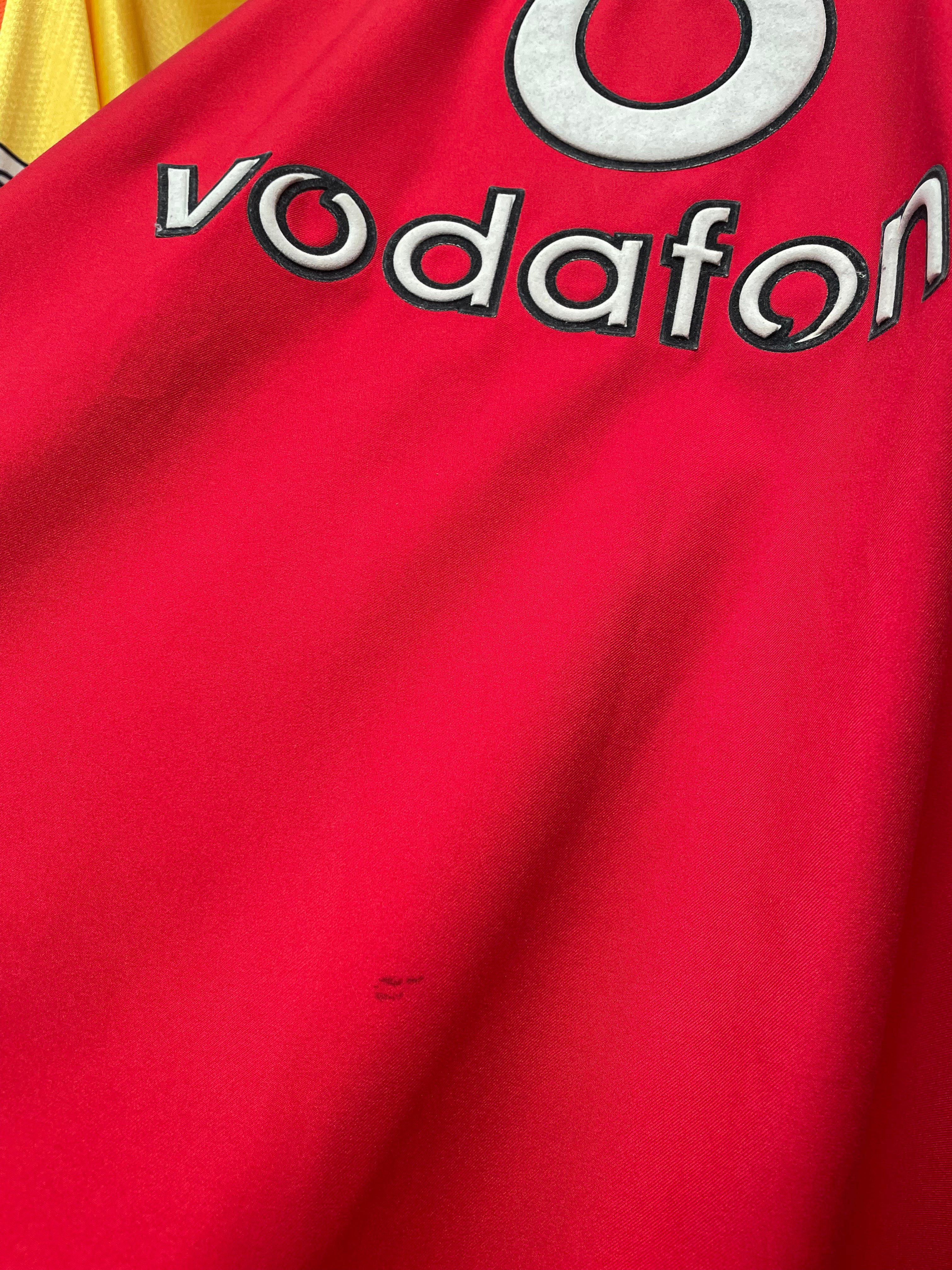 Shop 2002/04 MANCHESTER UNITED RONALDO #7 L/S HOME SHIRT (XXL) NIKE, classic football shirts, vintage football shirts & retro soccer jerseys at Cult Kits