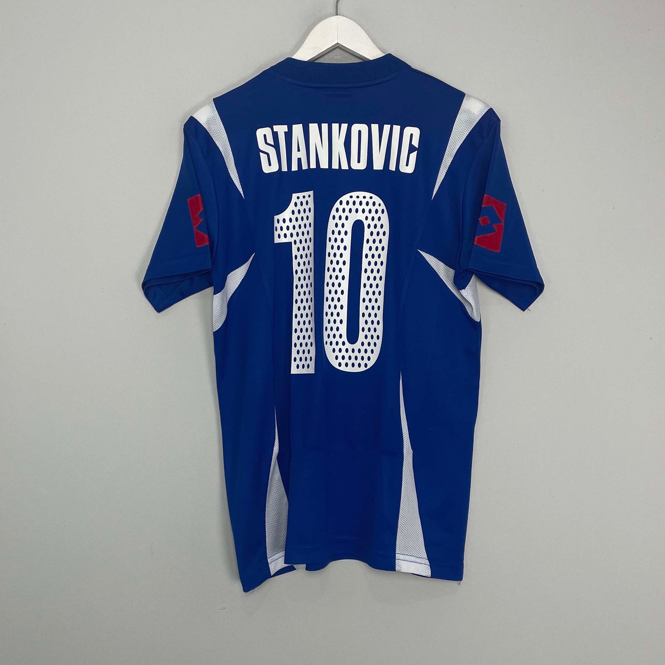 Shop 2006/07 SERBIA STANKOVIC #10 HOME SHIRT (M) LOTTO, classic football shirts, vintage football shirts & retro soccer jerseys at Cult Kits