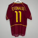 2002/04 PORTUGAL C.RONALDO #11 *PLAYER ISSUE* HOME SHIRT (L) NIKE
