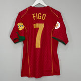 Shop 2004/06 PORTUGAL FIGO #7 HOME SHIRT (M) NIKE, classic football shirts, vintage football shirts & retro soccer jerseys at Cult Kits