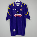 Shop 1997/98 FIORENTINA BATISTUTA #9 HOME SHIRT (XL) FILA, classic football shirts, vintage football shirts & retro soccer jerseys at Cult Kits