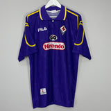 Shop 1997/98 FIORENTINA BATISTUTA #9 HOME SHIRT (XL) FILA, classic football shirts, vintage football shirts & retro soccer jerseys at Cult Kits