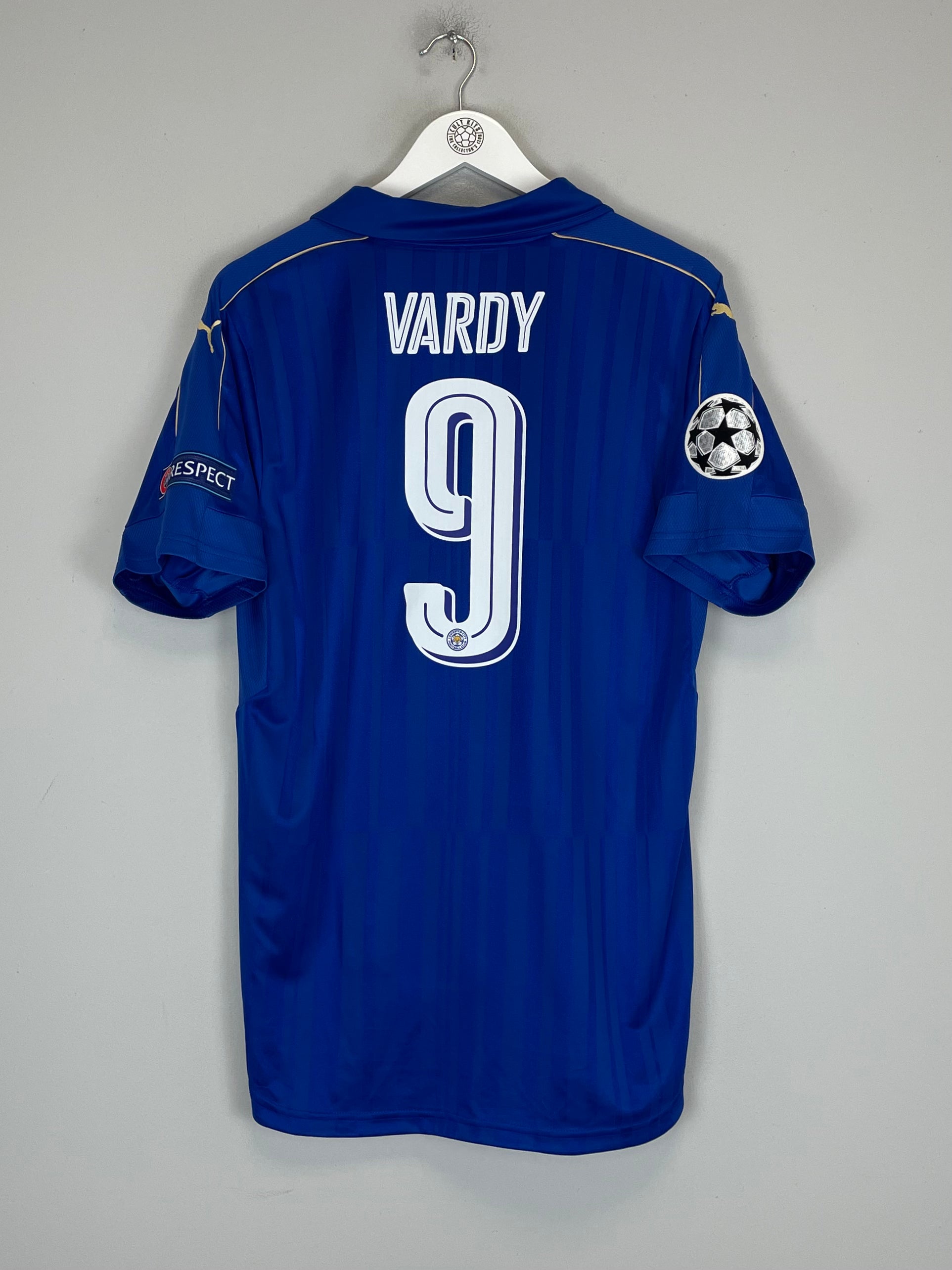 Shop 2016/17 LEICESTER CITY VARDY #9 C/L HOME SHIRT (XL) PUMA, classic football shirts, vintage football shirts & retro soccer jerseys at Cult Kits