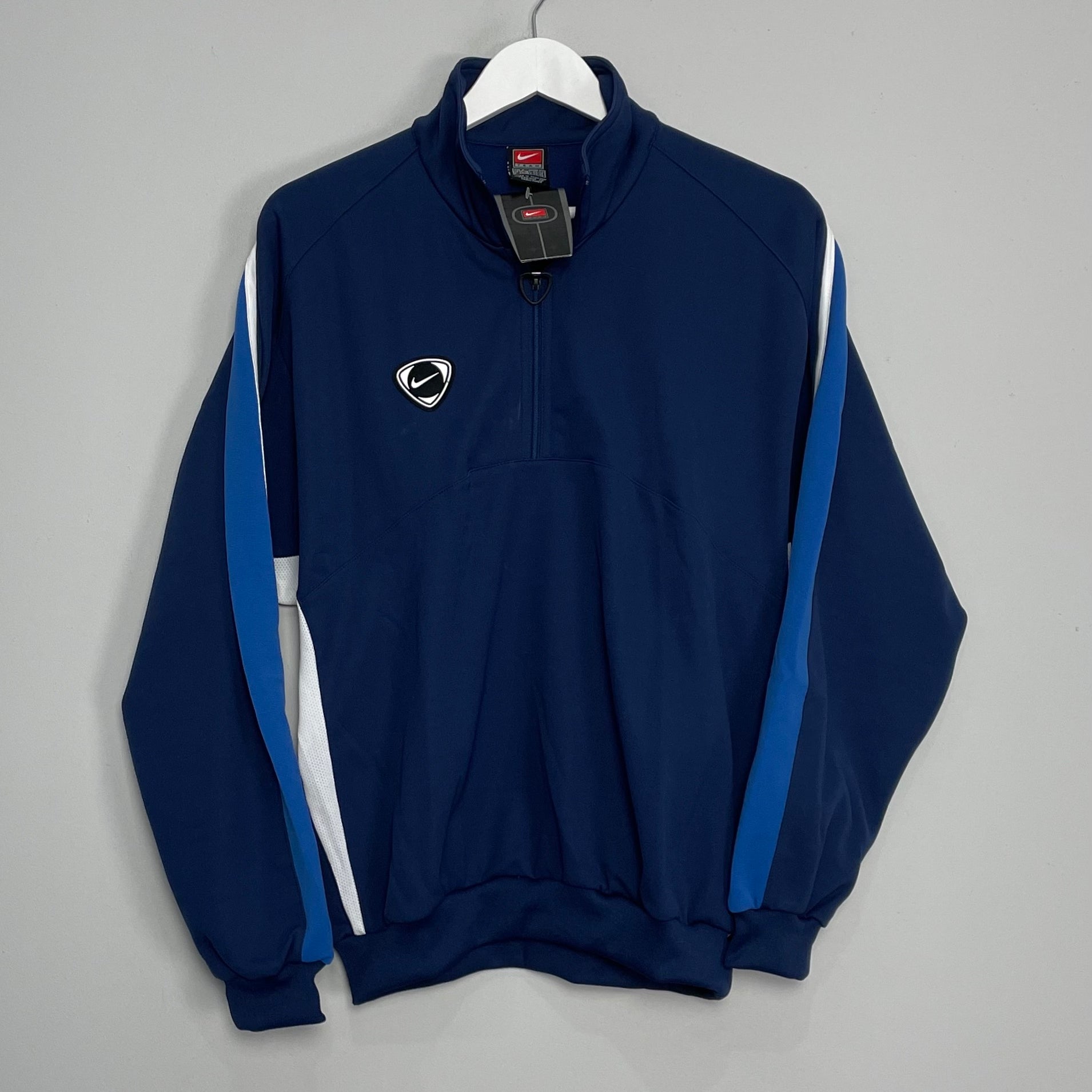 Shop 1999/00 NIKE *BNWT* 1/4 ZIP JACKET (S), classic football shirts, vintage football shirts & retro soccer jerseys at Cult Kits