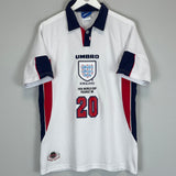 1997/99 ENGLAND OWEN #20 HOME SHIRT (L) UMBRO