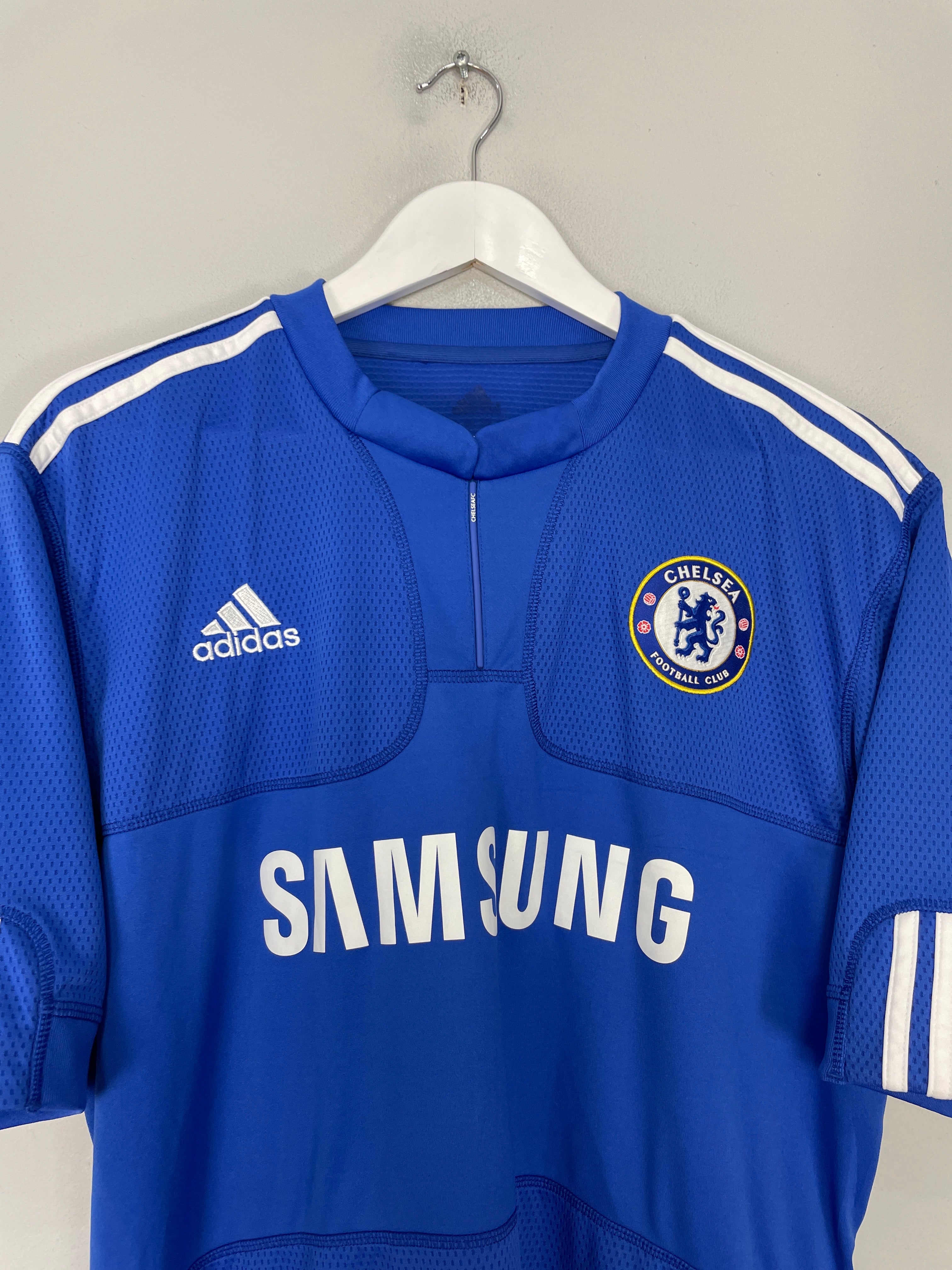 Shop 2009/10 CHELSEA DROGBA #11 HOME SHIRT (L) ADIDAS, classic football shirts, vintage football shirts & retro soccer jerseys at Cult Kits