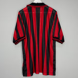 Shop 1997/98 AC MILAN HOME SHIRT (XL) LOTTO, classic football shirts, vintage football shirts & retro soccer jerseys at Cult Kits