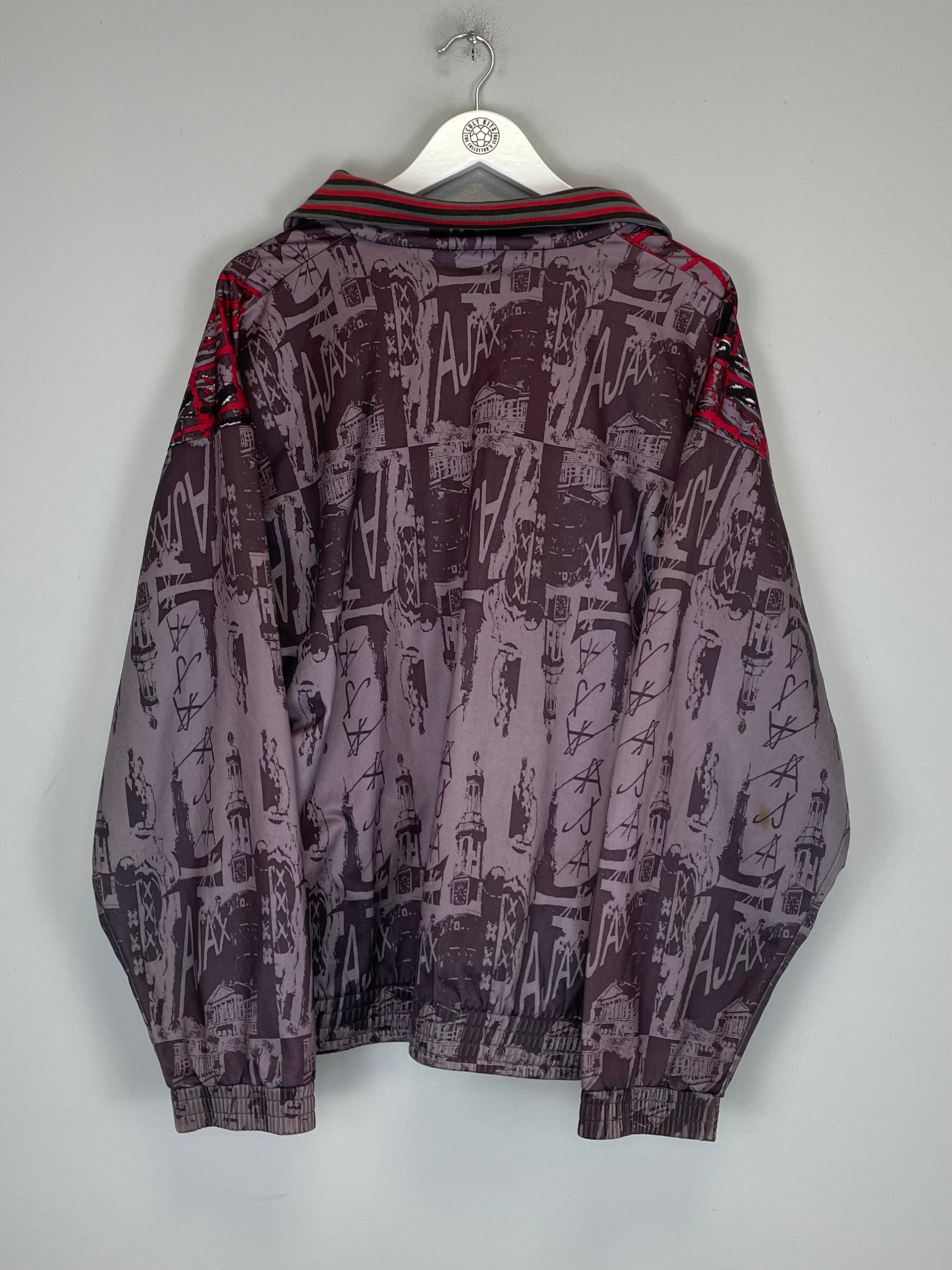 Shop 1996/97 AJAX TRACK JACKET (L) UMBRO, classic football shirts, vintage football shirts & retro soccer jerseys at Cult Kits