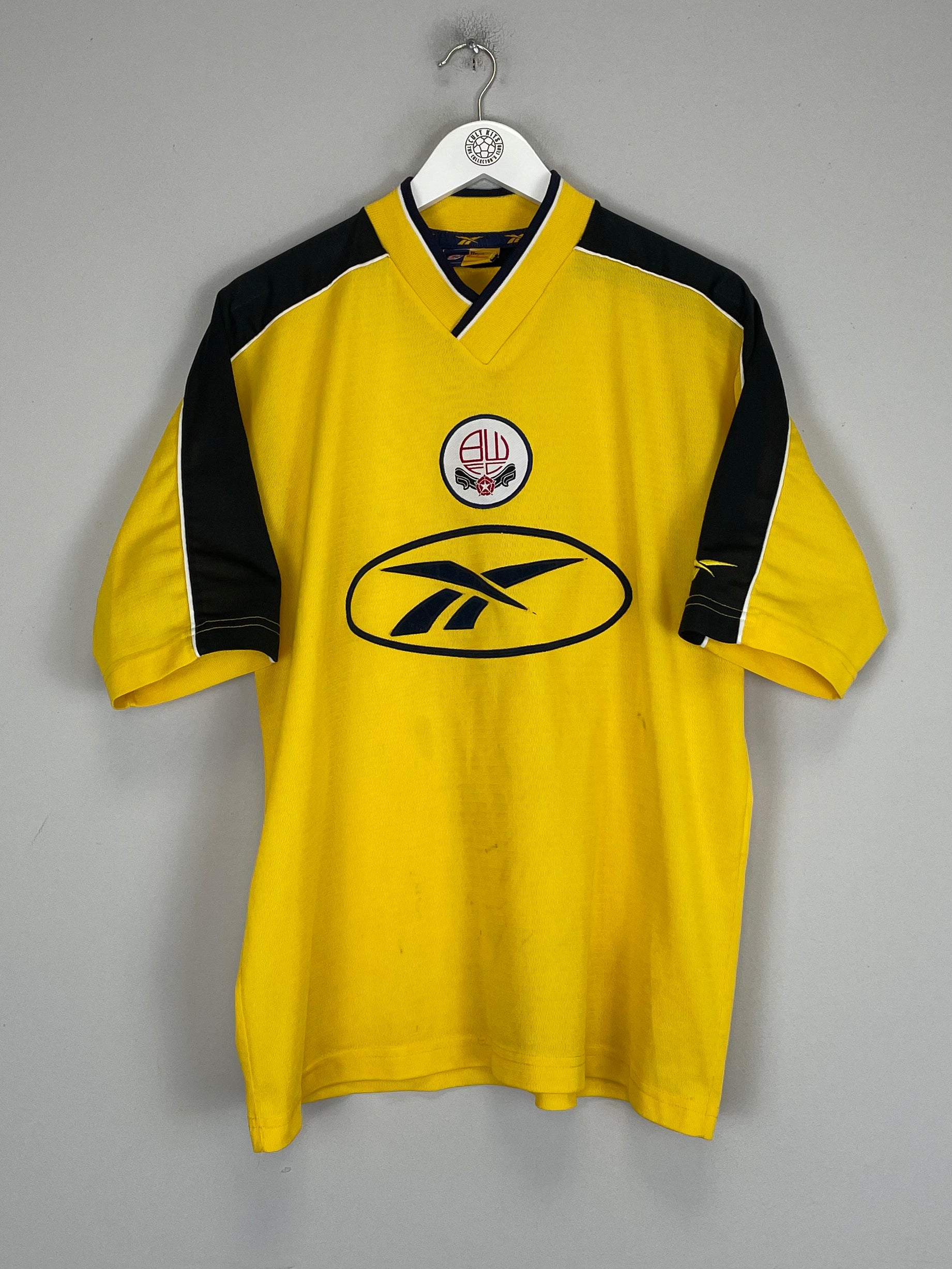 Shop 1998/00 BOLTON AWAY SHIRT (L) REEBOK, classic football shirts, vintage football shirts & retro soccer jerseys at Cult Kits