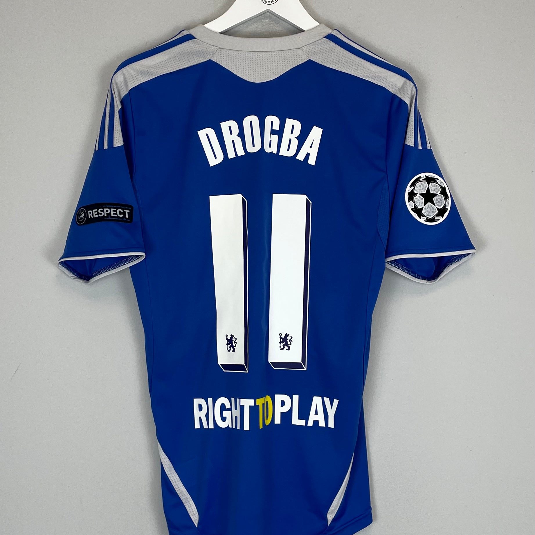 2011/12 CHELSEA DROGBA #11 C/L HOME SHIRT (S) ADIDAS – Cult Kits