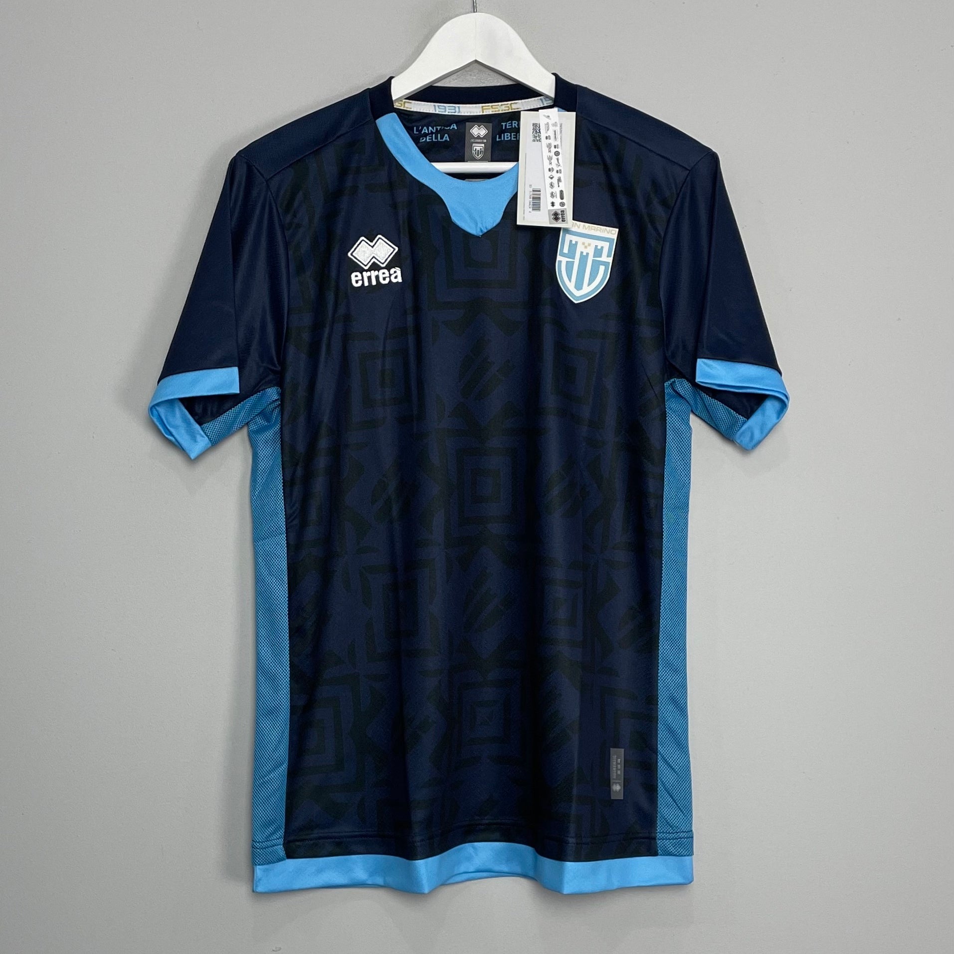 Shop 2022/23 SAN MARINO *BNWT* AWAY SHIRT (M) ERREA, classic football shirts, vintage football shirts & retro soccer jerseys at Cult Kits