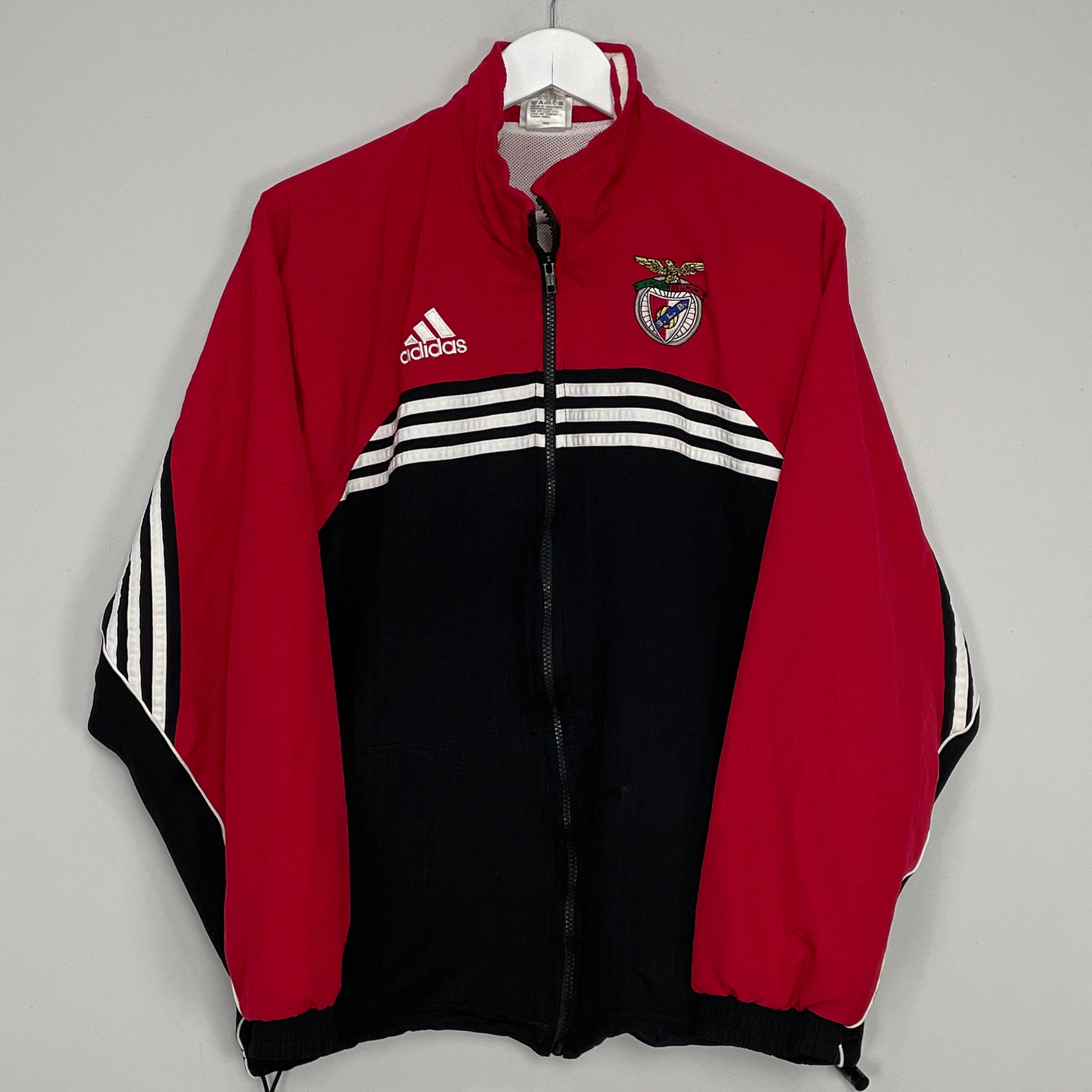 Shop 1999/01 BENFICA TRACK JACKET (M) ADIDAS, classic football shirts, vintage football shirts & retro soccer jerseys at Cult Kits