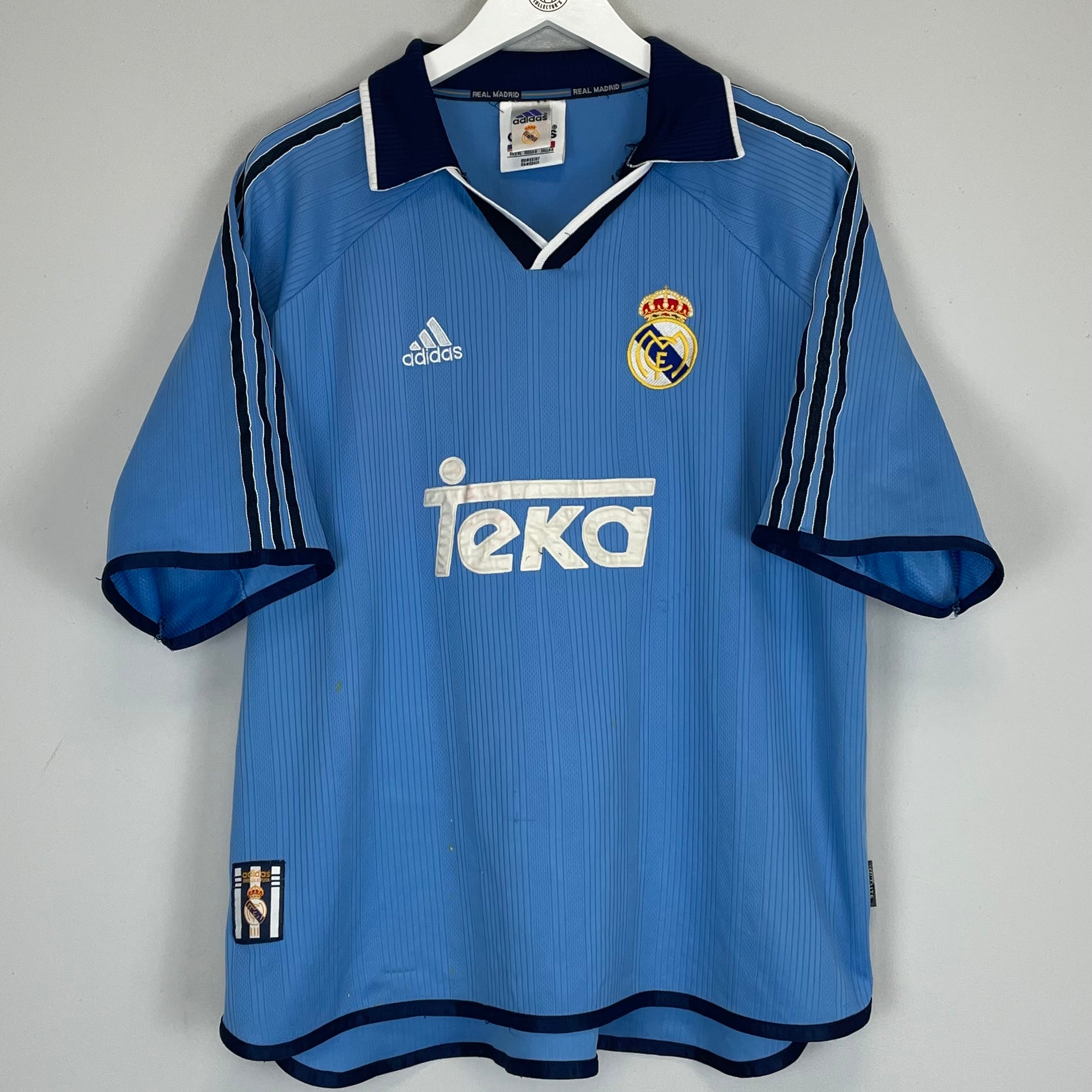 Shop 1999/00 REAL MADRID THIRD SHIRT (XL) ADIDAS, classic football shirts, vintage football shirts & retro soccer jerseys at Cult Kits