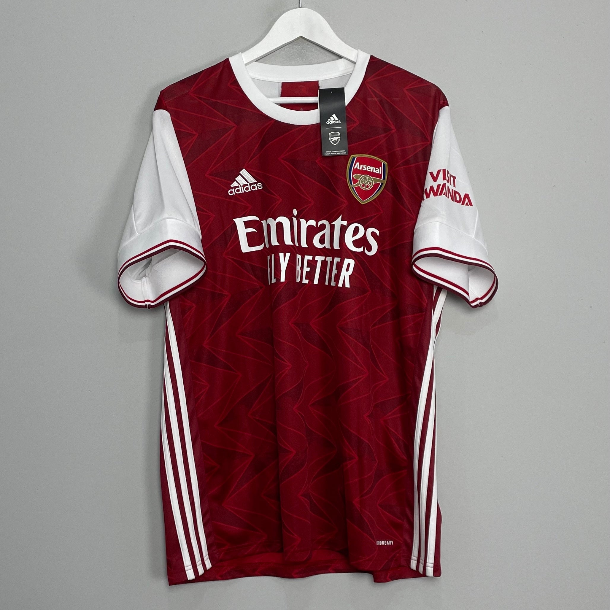 Shop 2020/21 ARSENAL *BNWT* HOME SHIRT (XL) ADIDAS, classic football shirts, vintage football shirts & retro soccer jerseys at Cult Kits