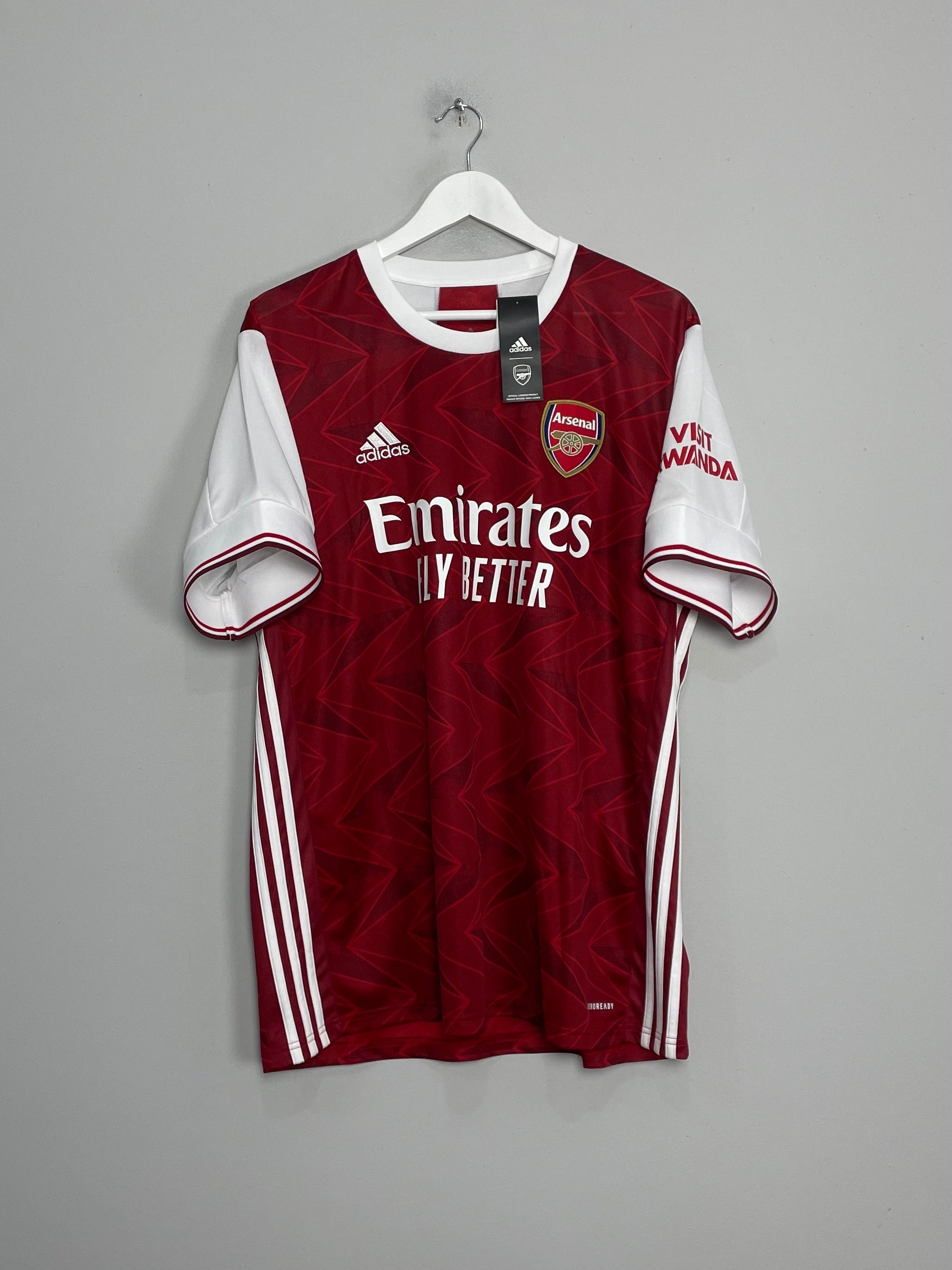 Shop 2020/21 ARSENAL *BNWT* HOME SHIRT (XL) ADIDAS, classic football shirts, vintage football shirts & retro soccer jerseys at Cult Kits