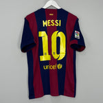 2014/15 BARCELONA MESSI #10 HOME SHIRT (M) NIKE
