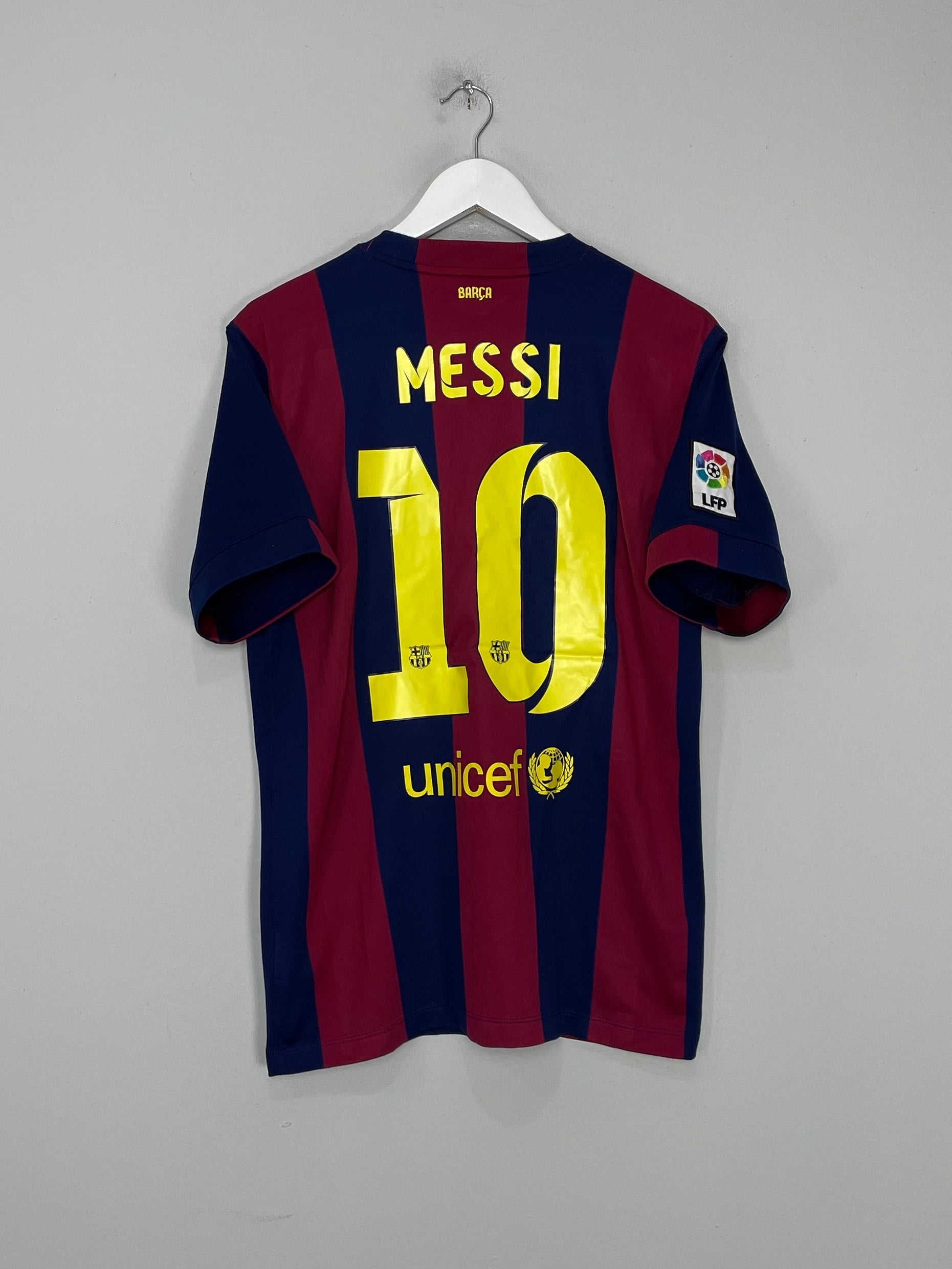 2014/15 BARCELONA MESSI #10 HOME SHIRT (M) NIKE