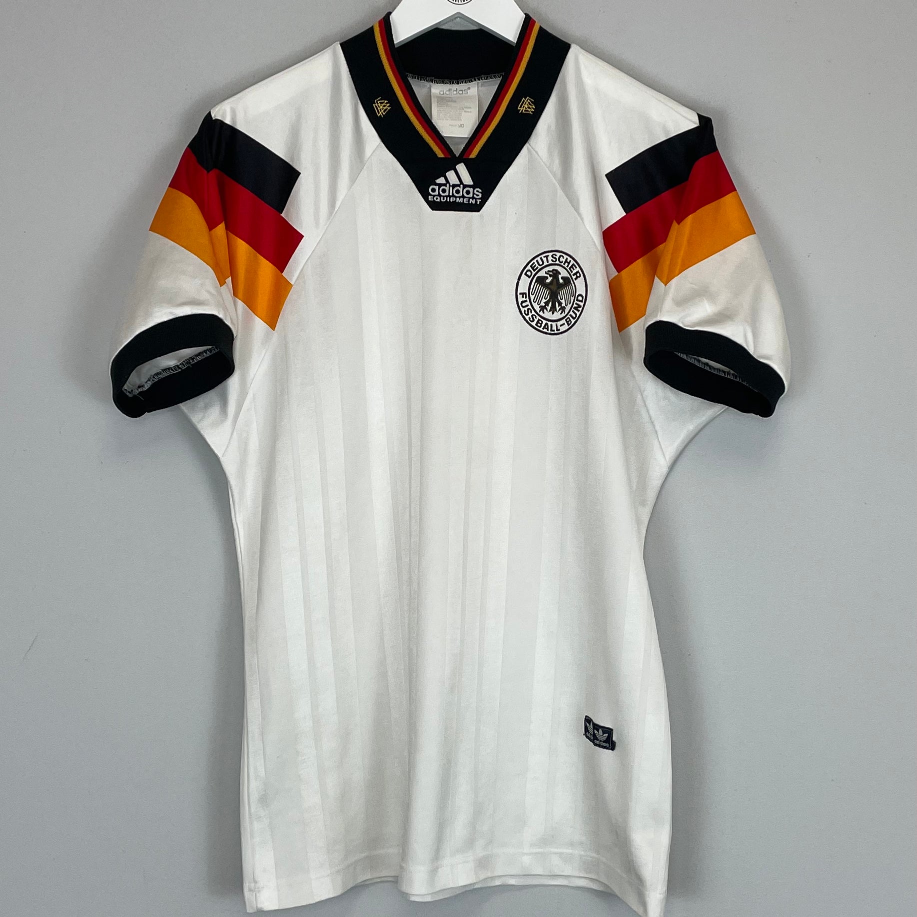 Shop 1992/94 GERMANY HOME SHIRT (M) ADIDAS, classic football shirts, vintage football shirts & retro soccer jerseys at Cult Kits
