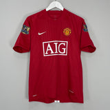 Shop 2007/09 MANCHESTER UNITED RONALDO #7 HOME SHIRT (M) NIKE, classic football shirts, vintage football shirts & retro soccer jerseys at Cult Kits