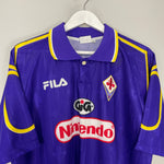 Shop 1997/98 FIORENTINA BATISTUTA #9 HOME SHIRT (XL) FILA, classic football shirts, vintage football shirts & retro soccer jerseys at Cult Kits