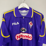 Shop 1997/98 FIORENTINA BATISTUTA #9 HOME SHIRT (XL) FILA, classic football shirts, vintage football shirts & retro soccer jerseys at Cult Kits