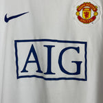 Shop 2008/10 MANCHESTER UNITED RONALDO #7 AWAY SHIRT (M) NIKE, classic football shirts, vintage football shirts & retro soccer jerseys at Cult Kits