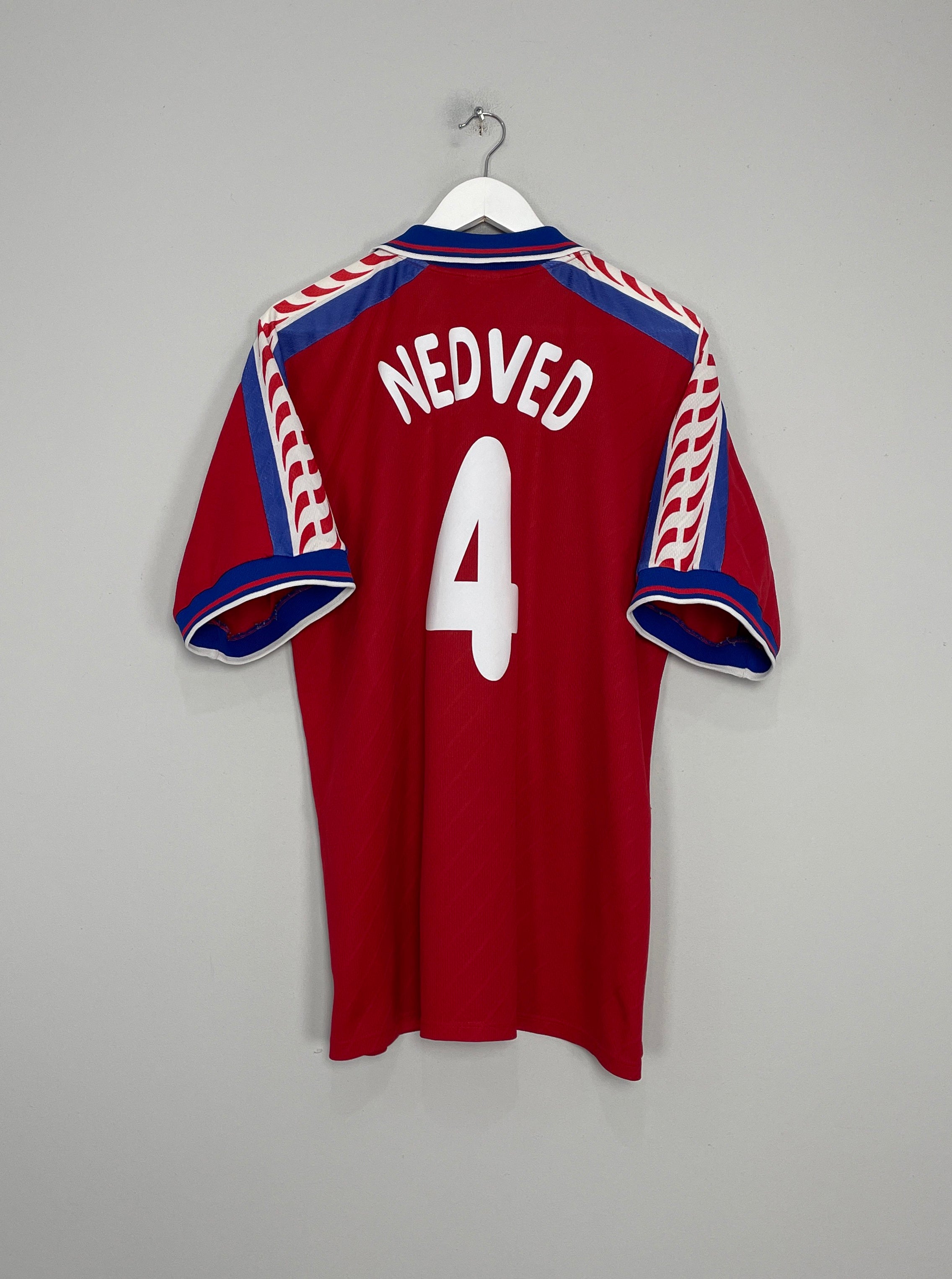 Shop 1996/98 CZECH REPUBLIC NEDVED #4 HOME SHIRT (L) PUMA, classic football shirts, vintage football shirts & retro soccer jerseys at Cult Kits