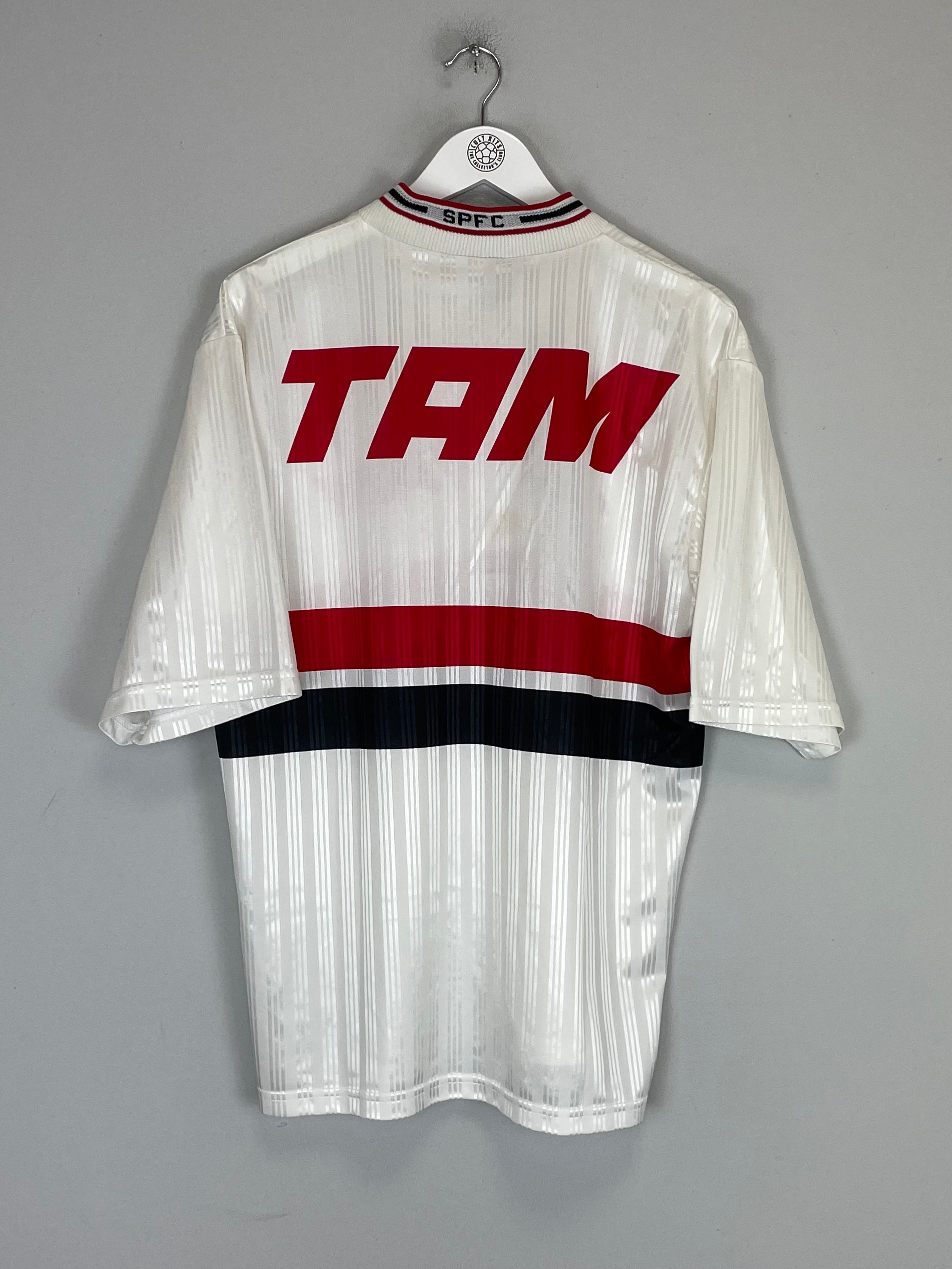 Shop 1996 SAO PAULO HOME SHIRT (L) ADIDAS, classic football shirts, vintage football shirts & retro soccer jerseys at Cult Kits