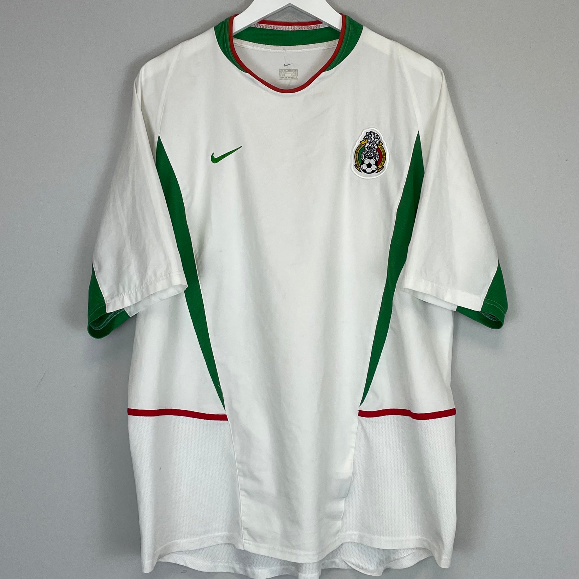 Shop 2003/04 MEXICO AWAY SHIRT (XL) NIKE, classic football shirts, vintage football shirts & retro soccer jerseys at Cult Kits