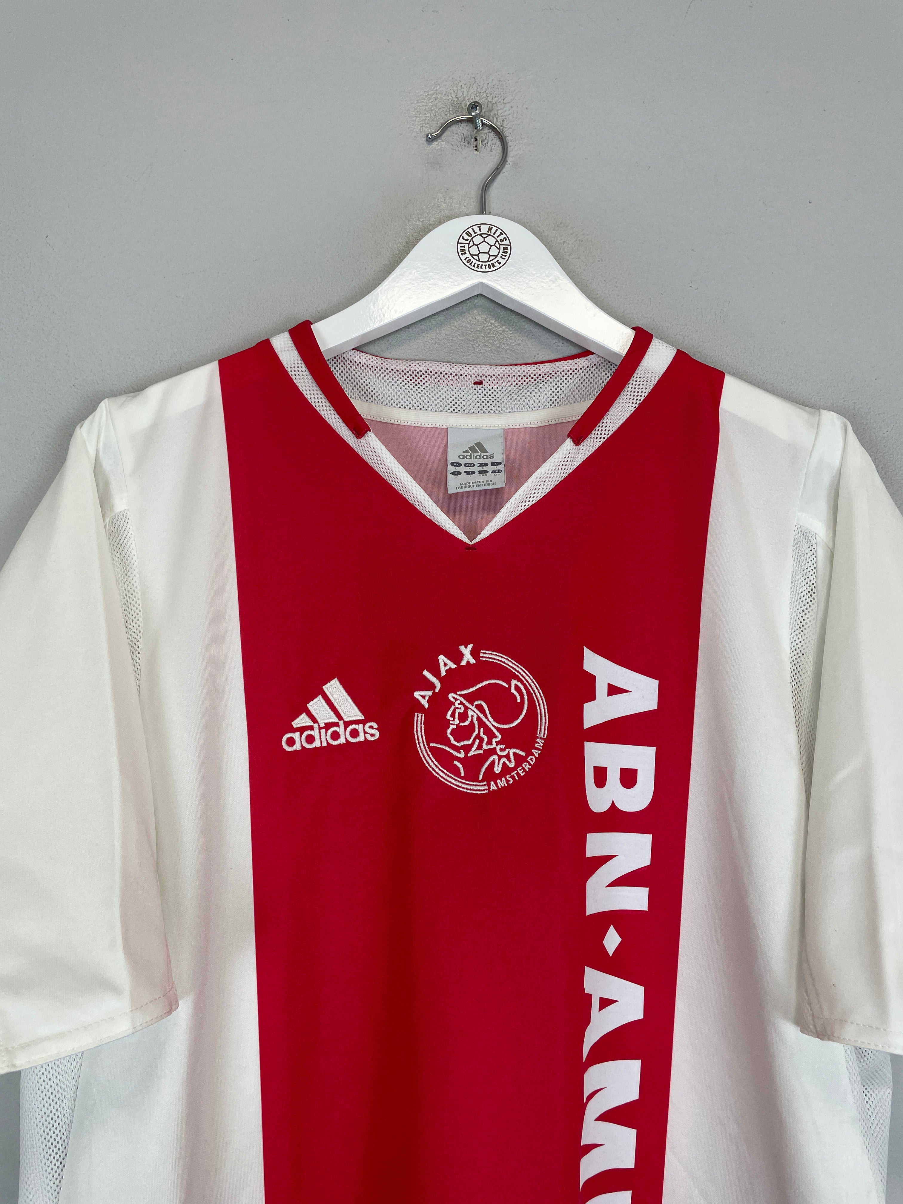 Buy 2004/05 AJAX IBRAHIMOVIC 9 HOME SHIRT (L) ADIDAS ~ Free worldwide shipping available ~ Authentic Vintage Football Shirts from Cult Kits