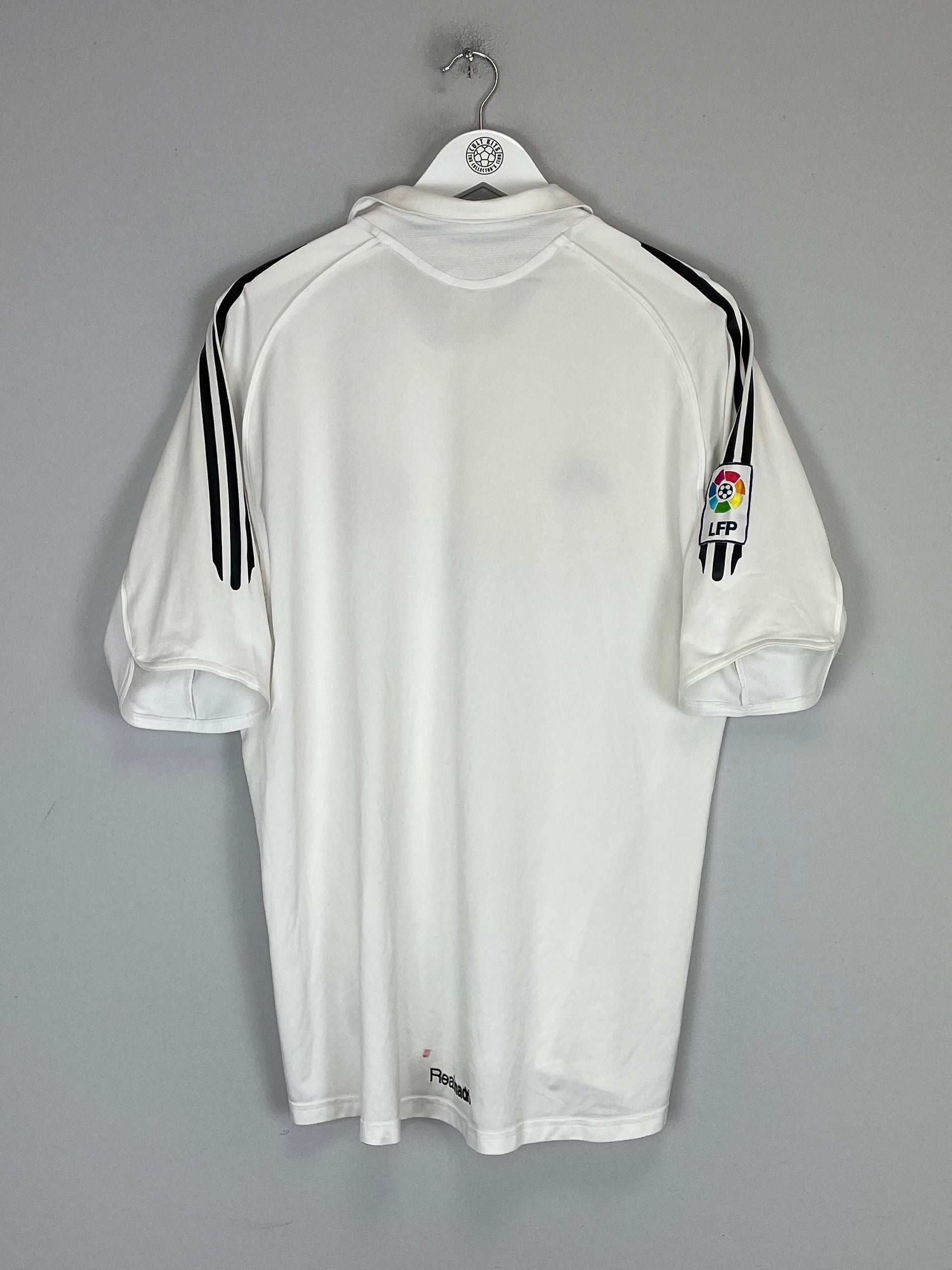 Shop 2005/06 REAL MADRID HOME SHIRT (L) ADIDAS, classic football shirts, vintage football shirts & retro soccer jerseys at Cult Kits