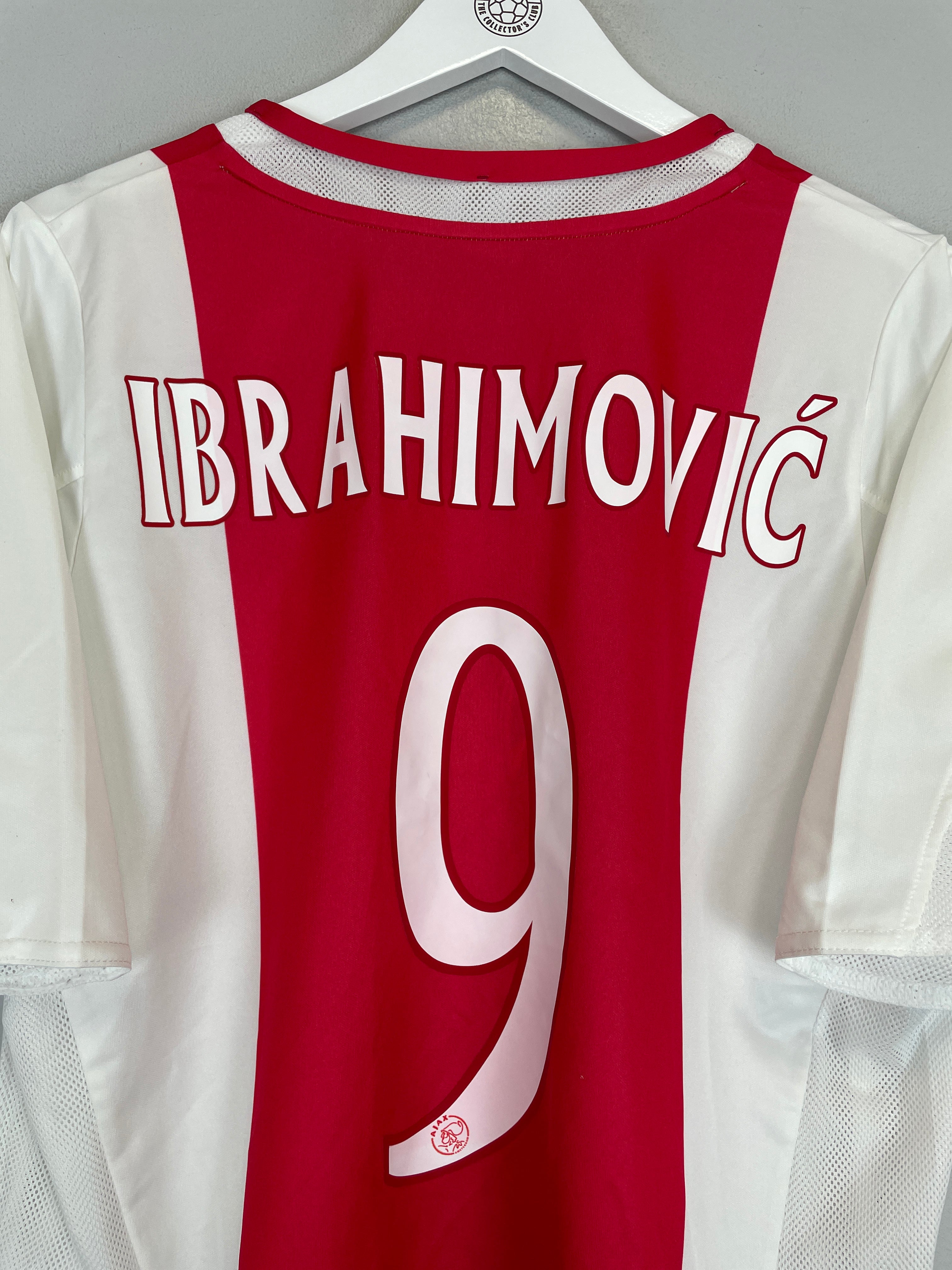 Buy 2004/05 AJAX IBRAHIMOVIC 9 HOME SHIRT (L) ADIDAS ~ Free worldwide shipping available ~ Authentic Vintage Football Shirts from Cult Kits