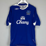 2006/07 EVERTON HOME SHIRT (L) UMBRO