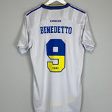 2021/22 BOCA JUNIORS BENEDETTO #9 *AUTHENTIC* AWAY SHIRT (M) ADIDAS