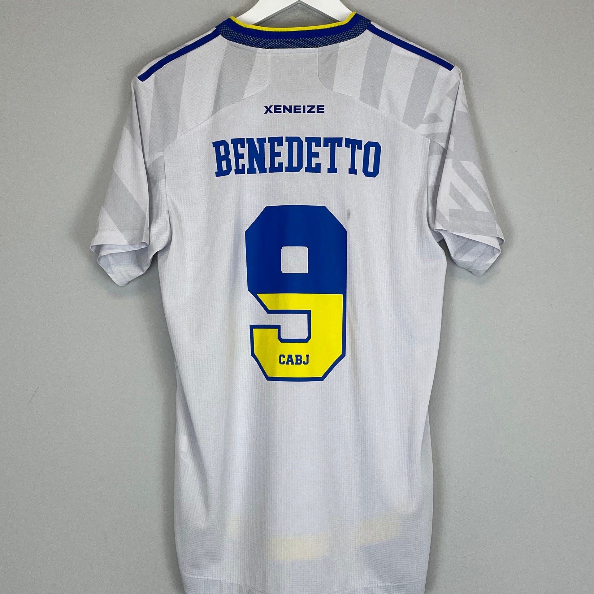 Shop 2021/22 BOCA JUNIORS BENEDETTO #9 *AUTHENTIC* AWAY SHIRT (M) ADIDAS, classic football shirts, vintage football shirts & retro soccer jerseys at Cult Kits