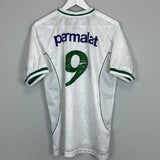 2000/02 PALMEIRAS #9 AWAY SHIRT (L) RHUMMEL