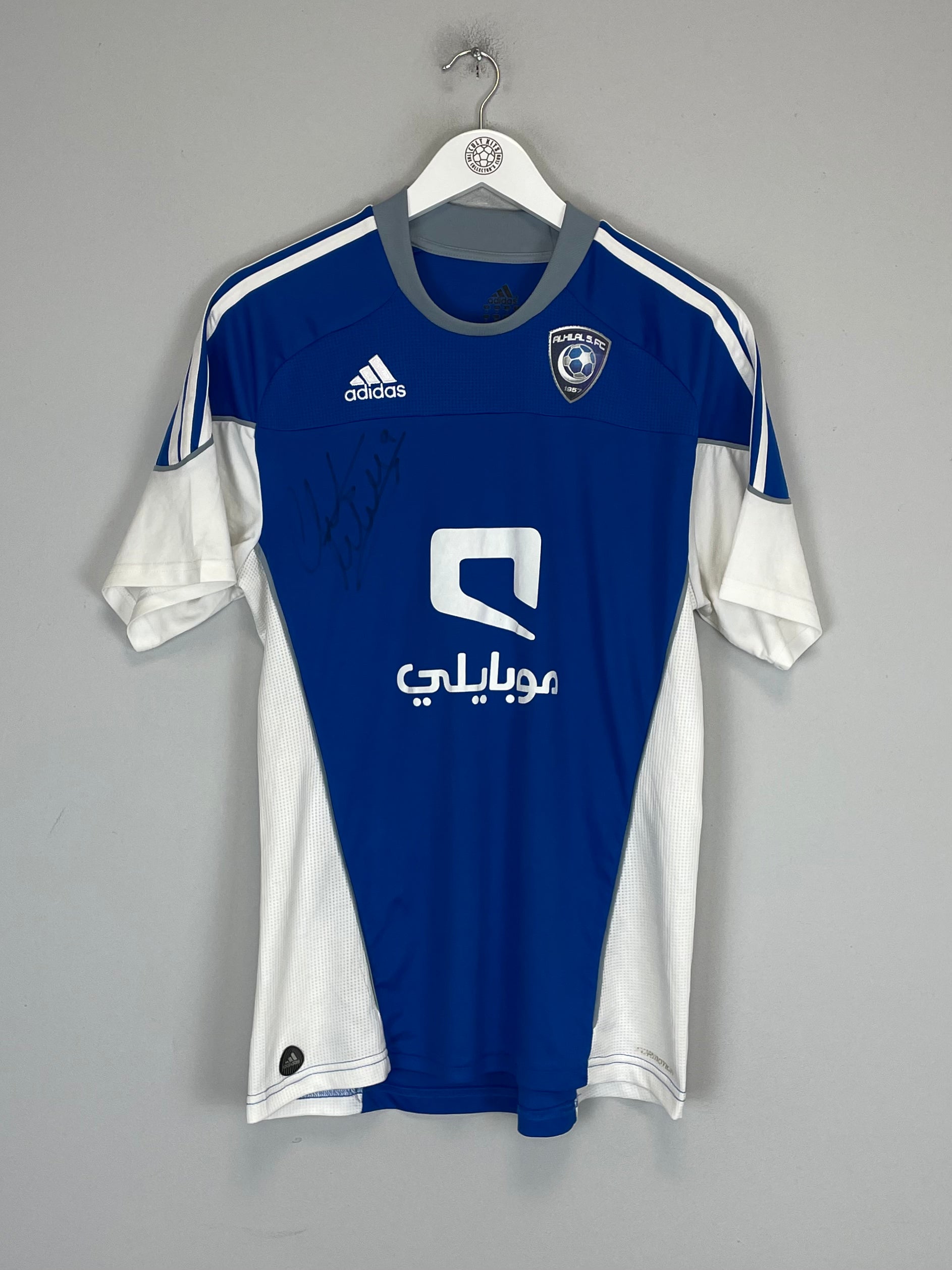 Shop 2010/11 AL HILAL *SIGNED* #10 HOME SHIRT (M) ADIDAS, classic football shirts, vintage football shirts & retro soccer jerseys at Cult Kits