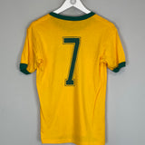 1982/85 BRAZIL #7 FAN SHIRT (S) CAFE DO BRAZIL