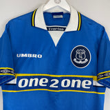 1997/99 EVERTON MATERAZZI #15 HOME SHIRT (M) UMBRO