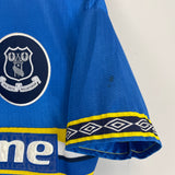 1997/99 EVERTON MATERAZZI #15 HOME SHIRT (M) UMBRO