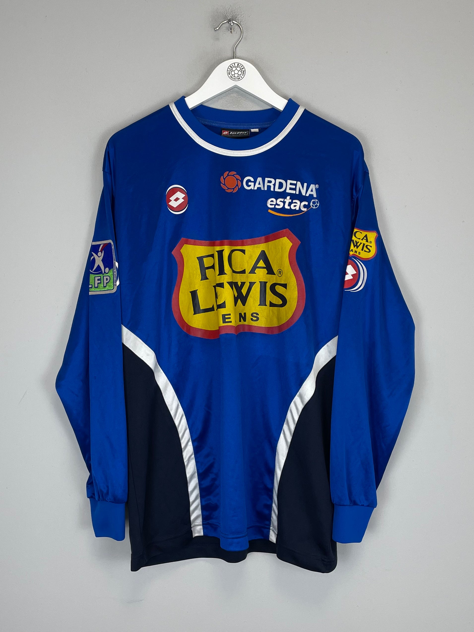 Shop 2002/03 TROYES #33 L/S HOME SHIRT (L) LOTTO, classic football shirts, vintage football shirts & retro soccer jerseys at Cult Kits