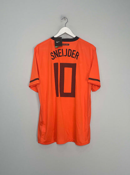 2010/11 NETHERLANDS SNEIJDER #10 *BNWT* HOME SHIRT (L) NIKE