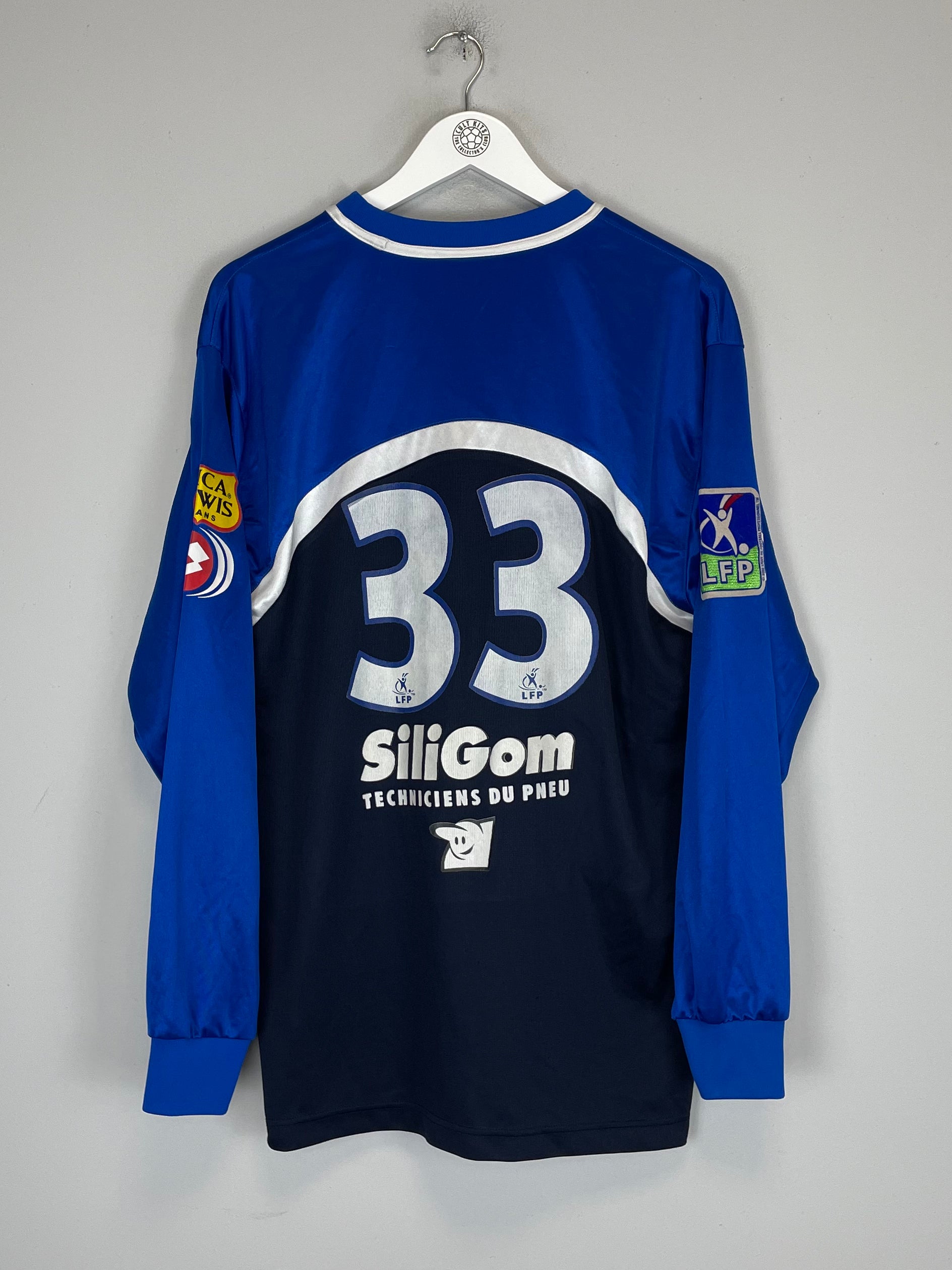 Shop 2002/03 TROYES #33 L/S HOME SHIRT (L) LOTTO, classic football shirts, vintage football shirts & retro soccer jerseys at Cult Kits