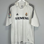 Shop 2005/06 REAL MADRID R.CARLOS #3 HOME SHIRT (XL) ADIDAS, classic football shirts, vintage football shirts & retro soccer jerseys at Cult Kits