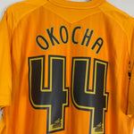 Shop 2007/08 HULL CITY OKOCHA #44 HOME SHIRT (L) UMBRO, classic football shirts, vintage football shirts & retro soccer jerseys at Cult Kits